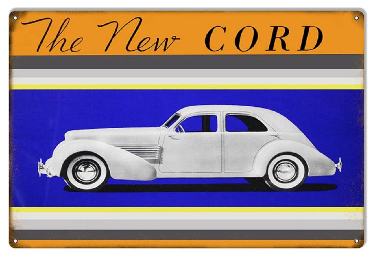 Cord Metal Sign #A117
