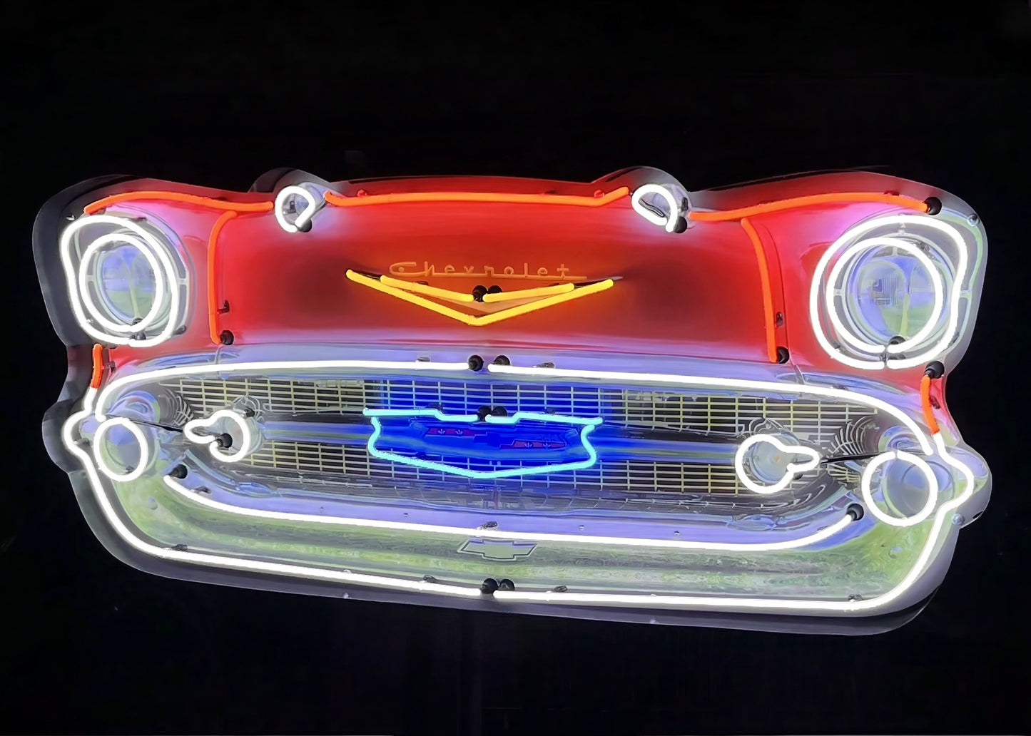 Chevrolet Bel Air Grill Neon Sign #N7