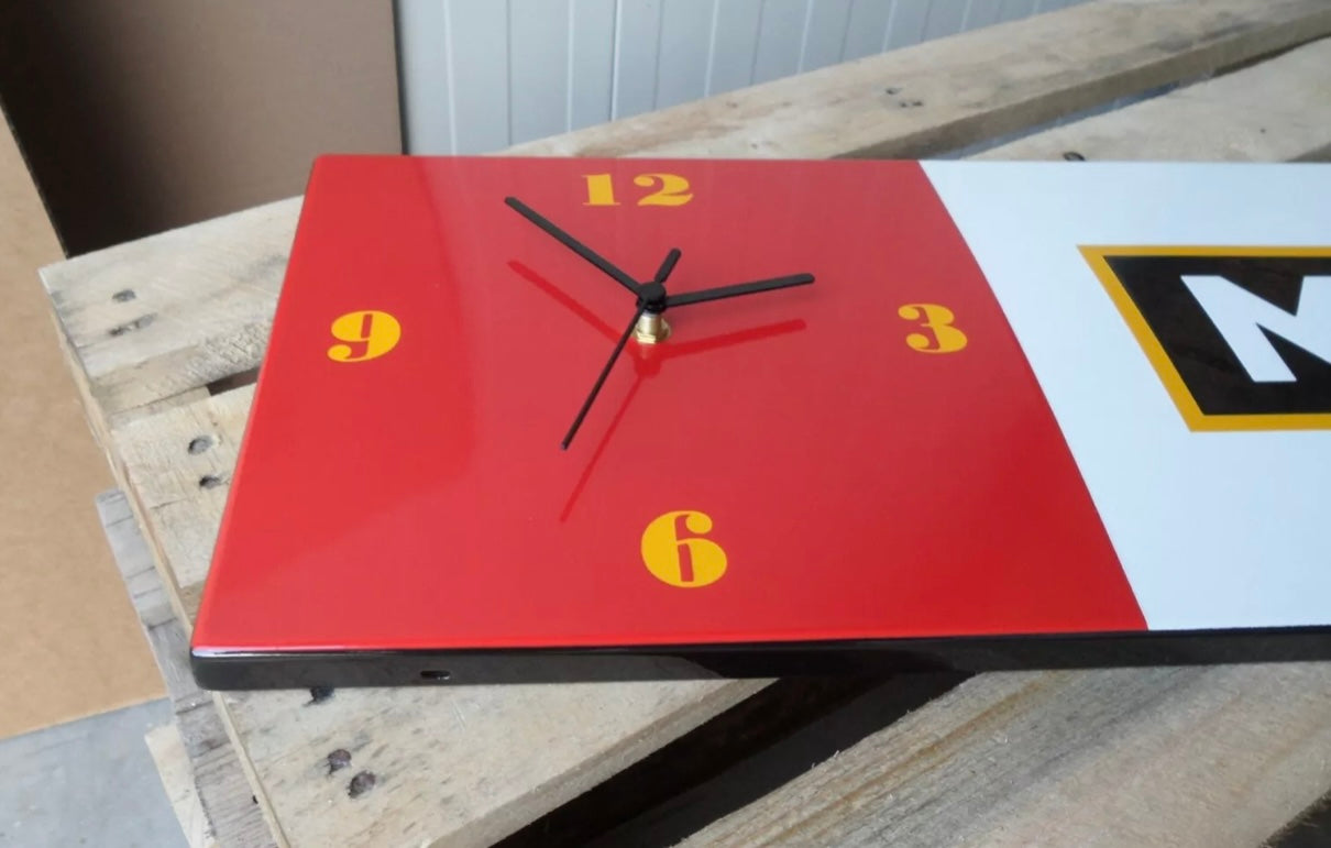 Martini Enamel Clock Sign #A58