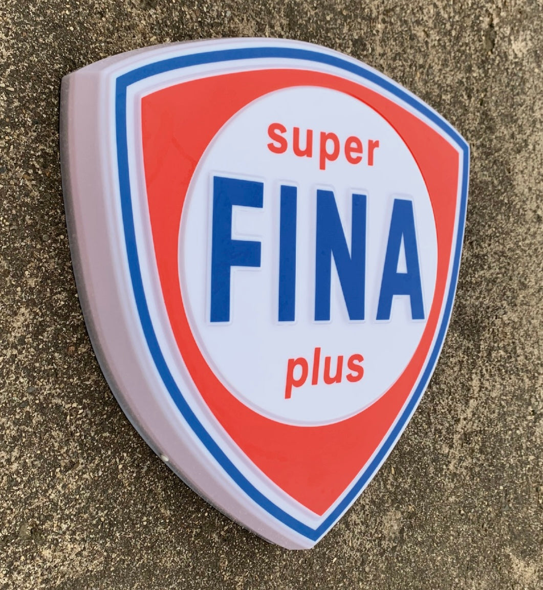 Fina Illuminated Sign #B31