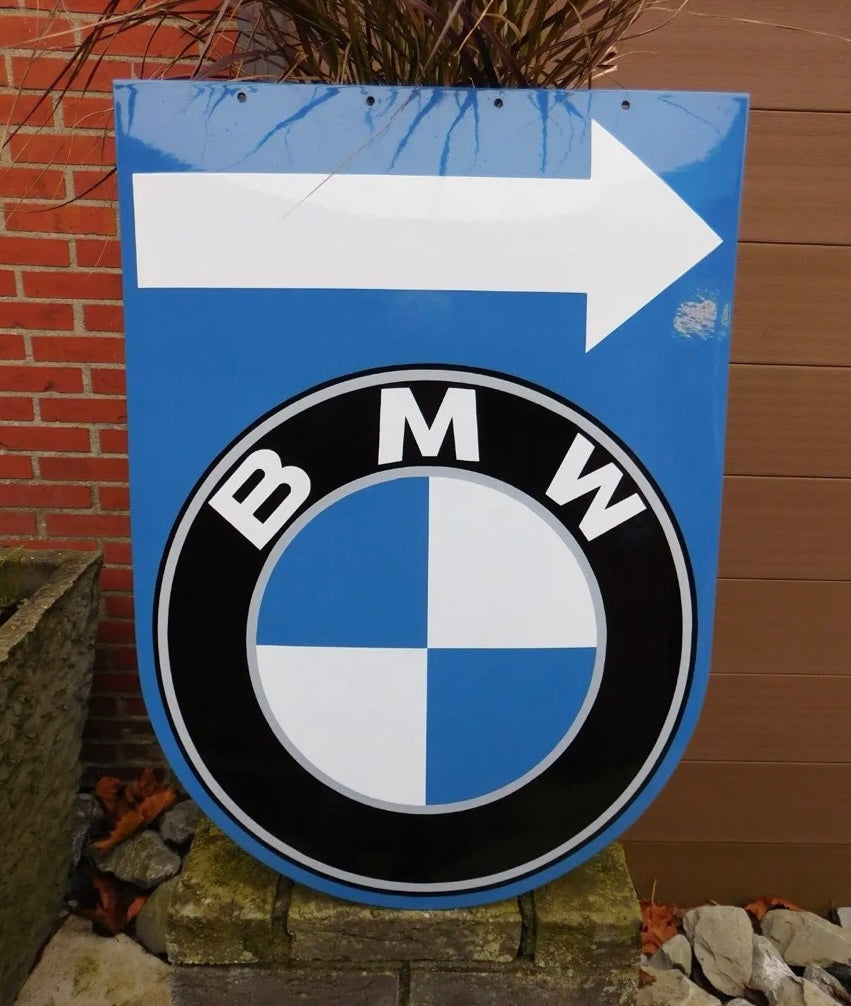 BMW Enamel Sign #A17