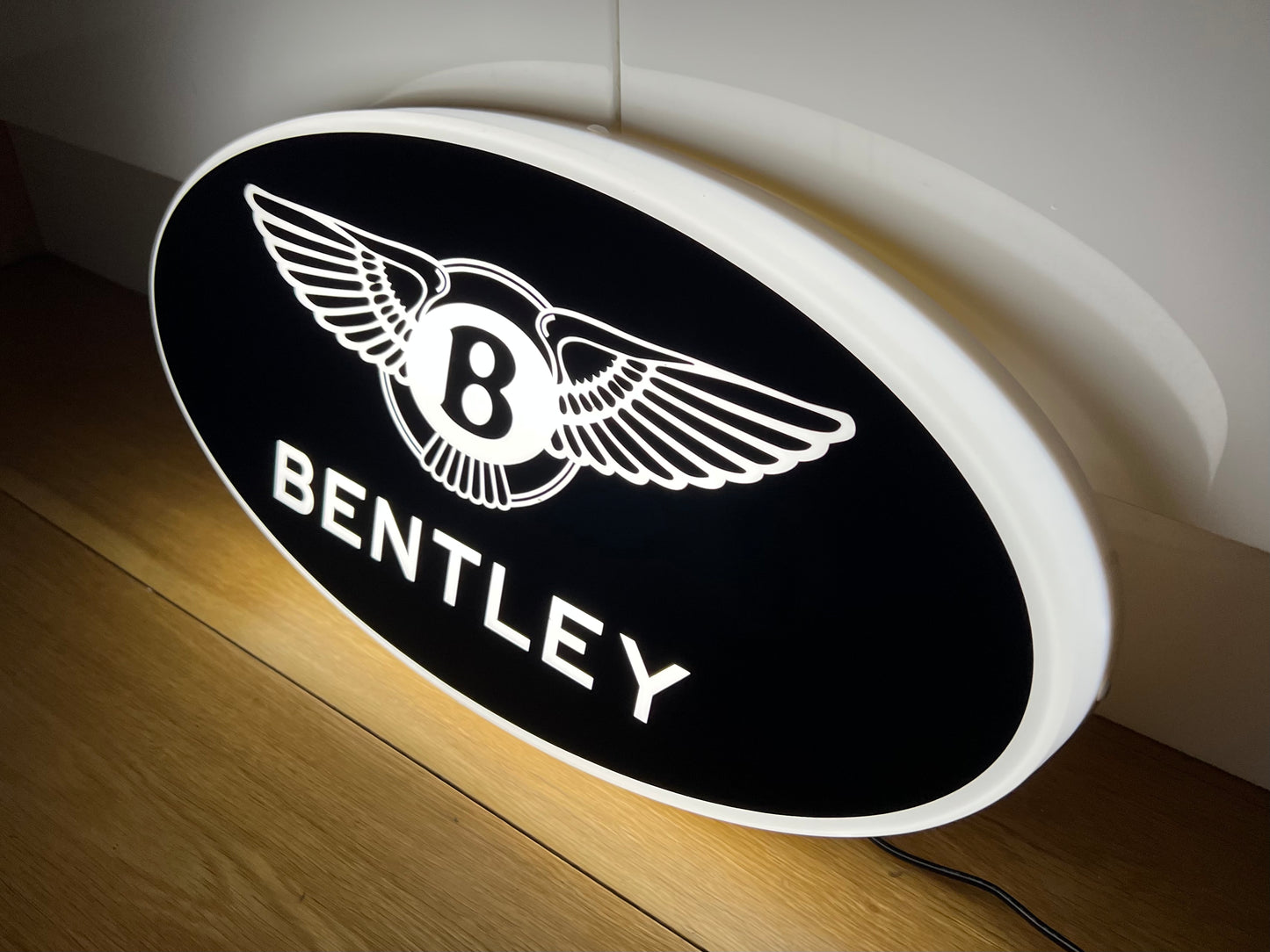 Bentley Black Illuminated Logo Sign #B9