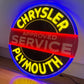 Chrysler Plymouth Neon Sign Approved Service #N142