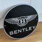 Bentley Round Metal Plaque Sign #A12