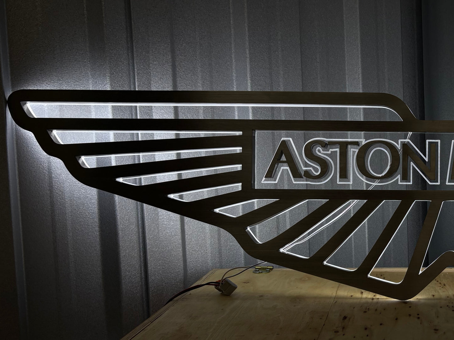 Aston Martin Illuminated Sign #D62