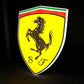 Ferrari Shield Illuminated Logo Sign #B30