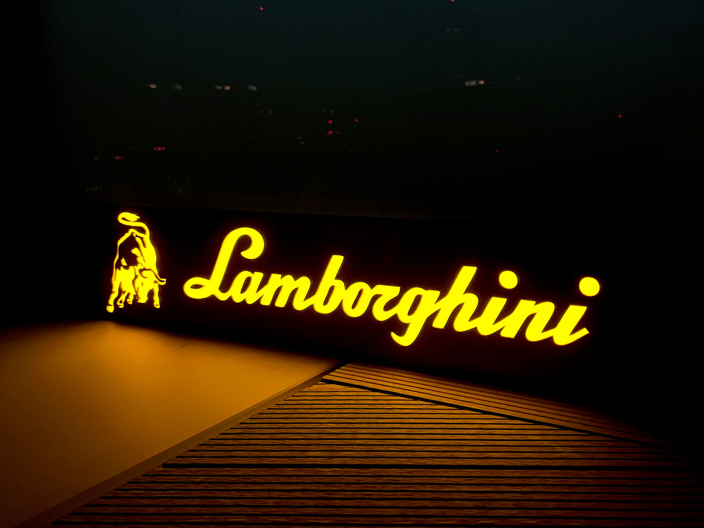 Lamborghini Illuminated Sign #B44