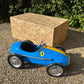 American Retro Racer Pedal Car Blue and Yellow #S16