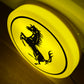 Ferrari Round Illuminated Logo Sign #B26
