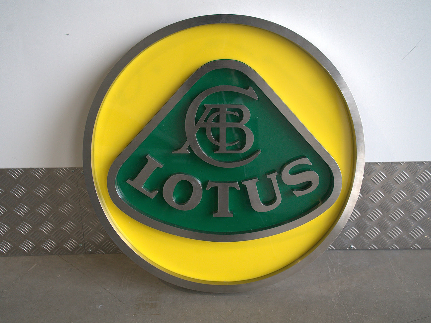 Lotus Dealership Crest Logo Sign #D52