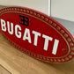 Bugatti Metal Logo Sign #A21