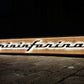 Pininfarina Illuminated Metal Sign Black #D15