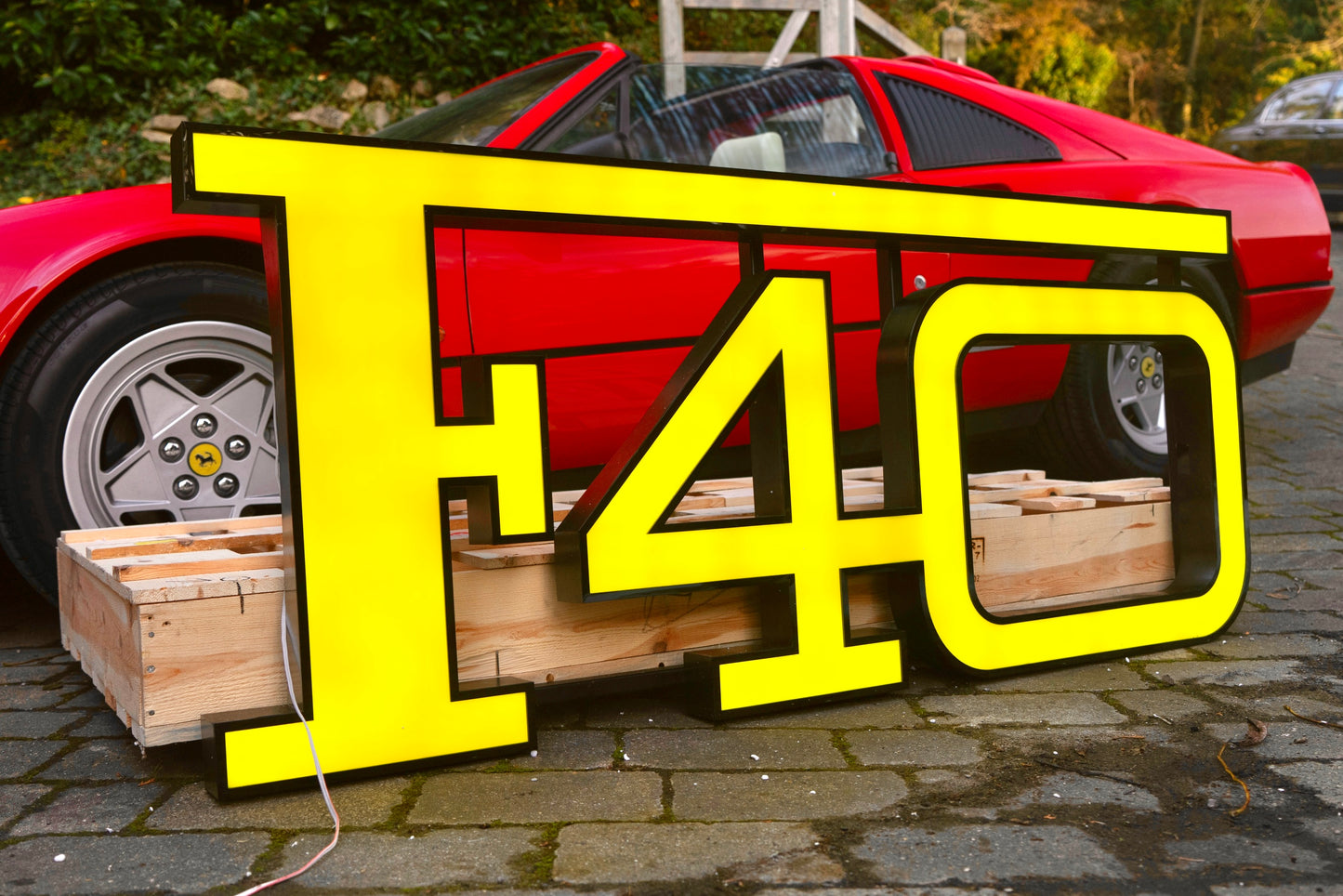 Ferrari F40 Illuminated Sign #D6