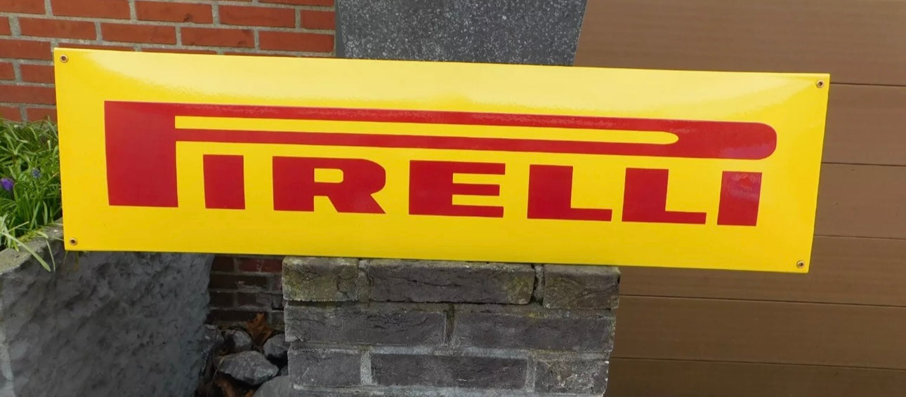 Pirelli Enamel Sign #A65