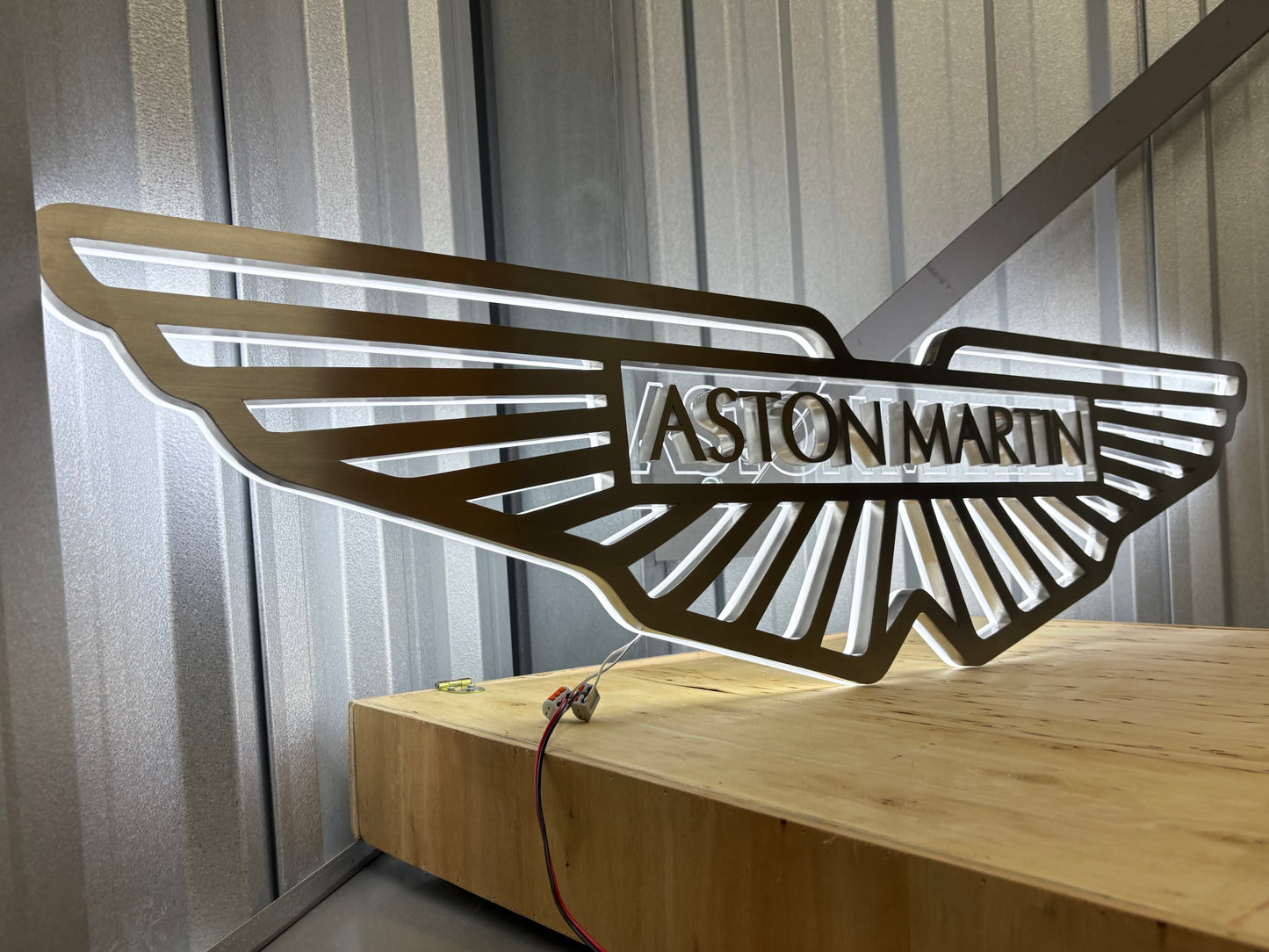 Aston Martin Illuminated Sign #D62