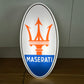 Maserati Illuminated Logo Sign #B51