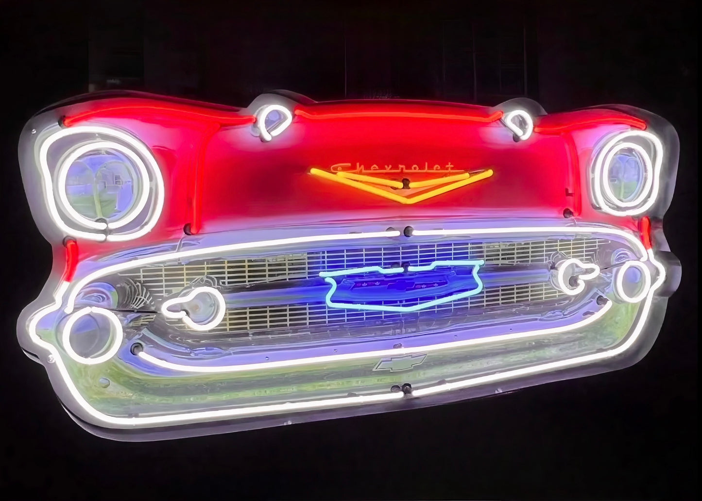 Chevrolet Bel Air Grill Neon Sign #N7