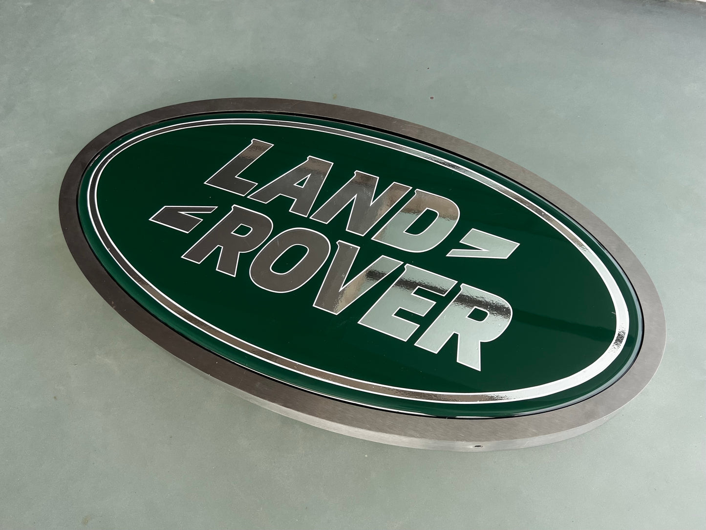 Land Rover Dealer Illuminated Logo Sign #D11