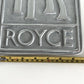 Rolls Royce Silver Metal Logo Sign #A97