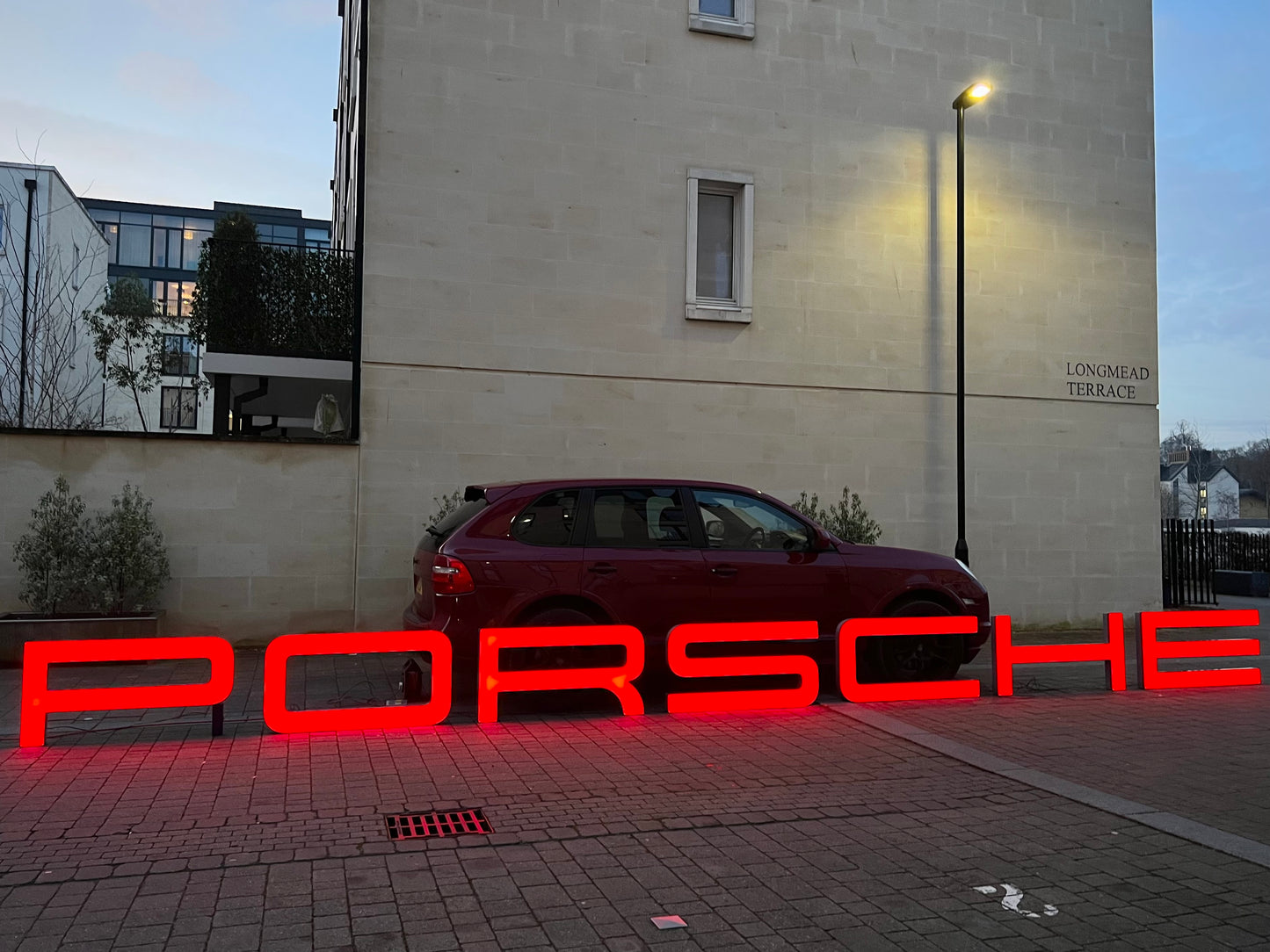 Porsche Dealership Illuminated Sign #D33