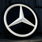 Mercedes Benz Dealership Vintage Round Illuminated Sign #D14