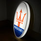Maserati Illuminated Logo Sign #B51