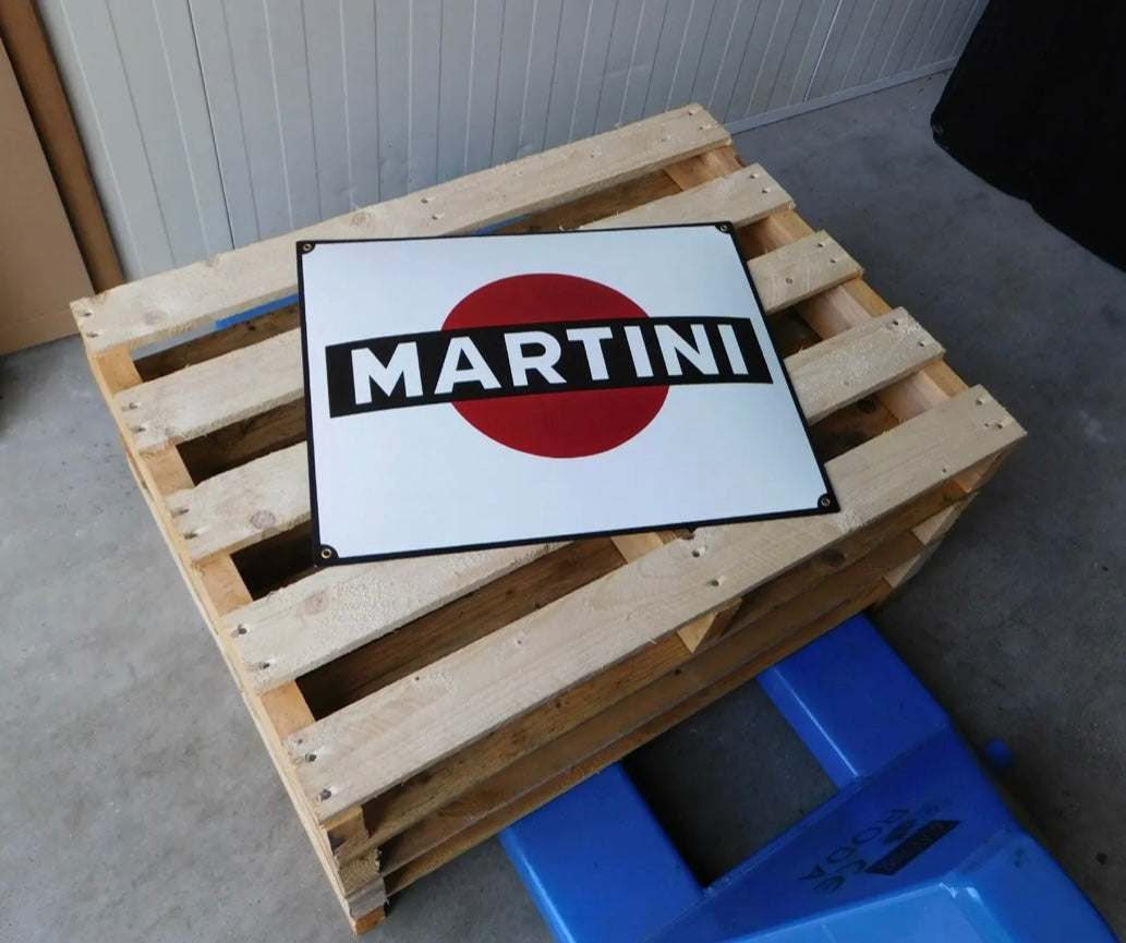 Martini Enamel Sign #A59