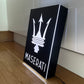 Maserati Illuminated Light Box Logo Sign #B50