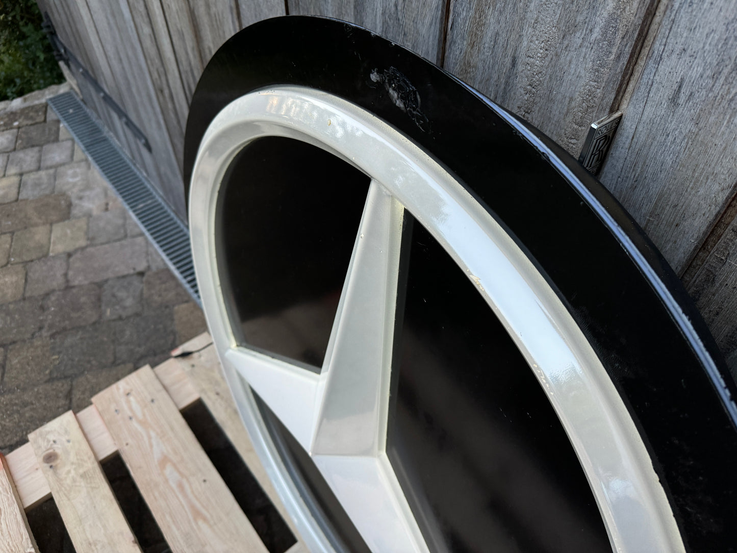 Mercedes Benz Dealership Vintage Round Illuminated Sign #D14