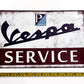 Vespa Service Metal Sign #A104