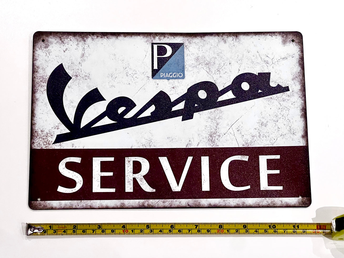 Vespa Service Metal Sign #A104