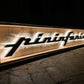 Pininfarina Illuminated Metal Sign Black #D15