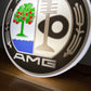 Mercedes Benz AMG Round Illuminated Logo Sign #B52