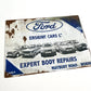 Ford Erskine Vintage Metal Sign #A76