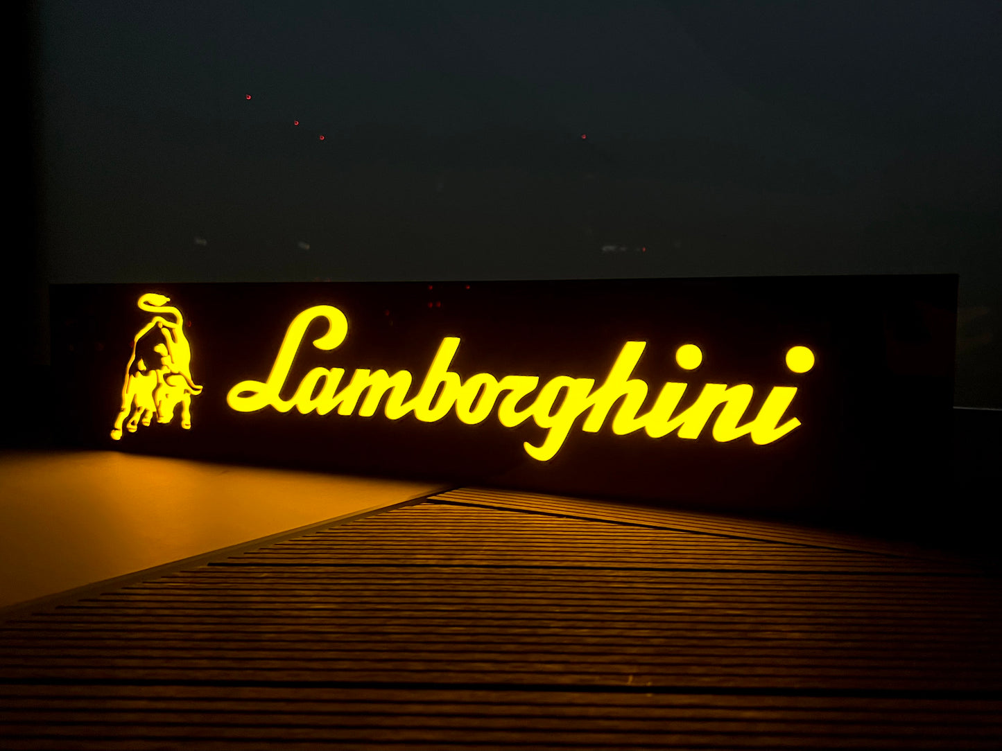 Lamborghini Illuminated Sign #B44