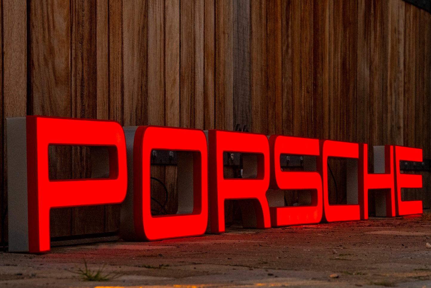 Porsche Dealership Illuminated Sign #D18