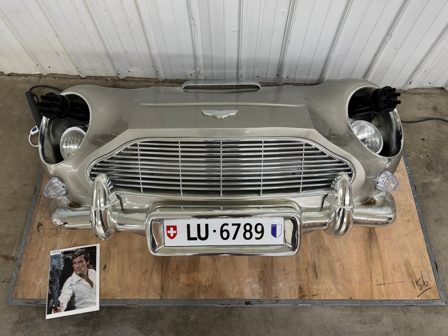 Aston Martin DB5 Full Scale Front Bumper Display Model #P1
