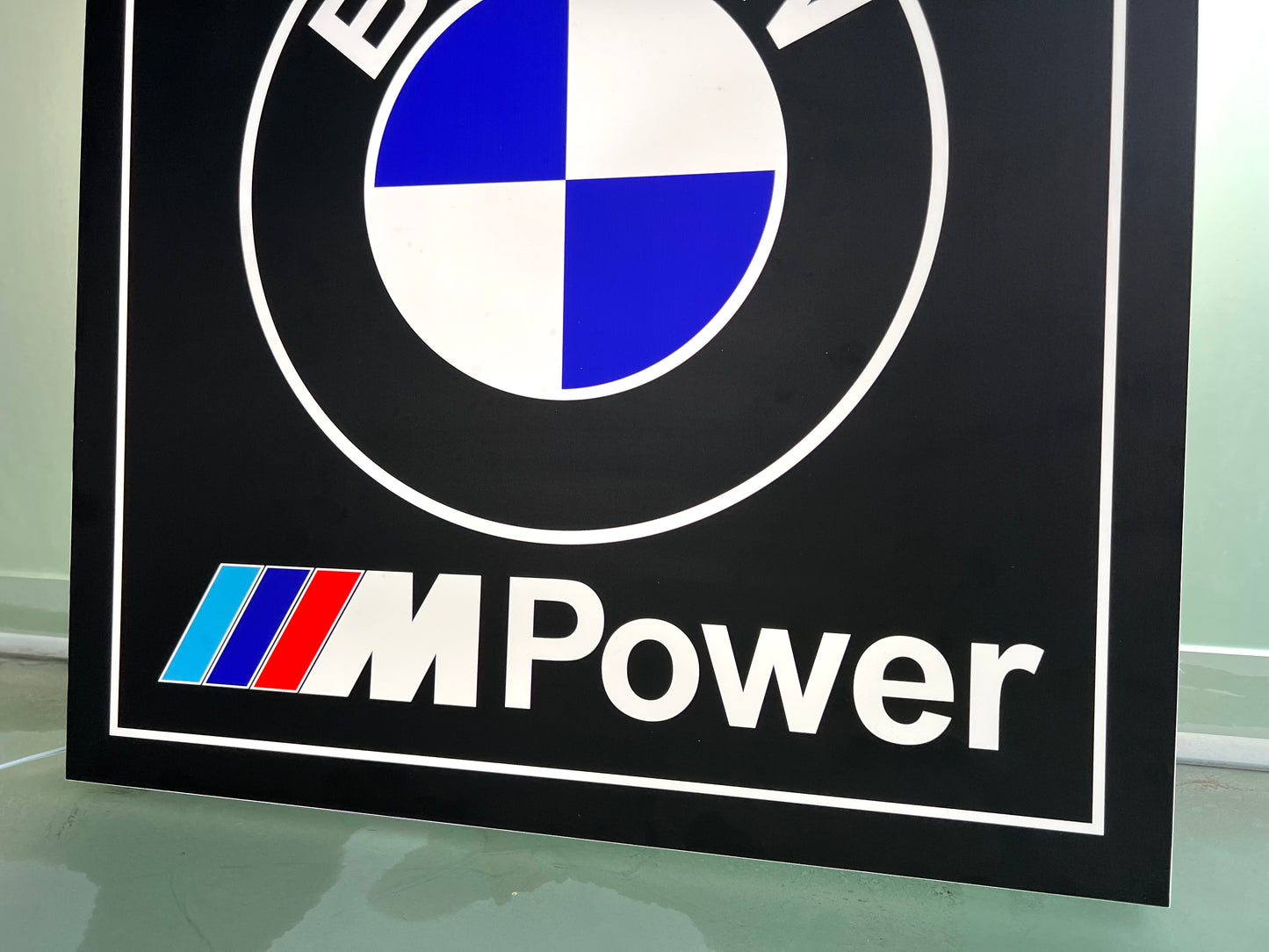 BMW M Power Illuminated Logo Sign #B13