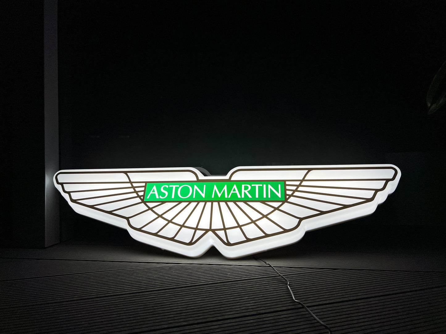 Aston Martin Illuminated Wings Sign #B6