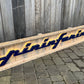 Pininfarina Illuminated Metal Sign Blue #D16