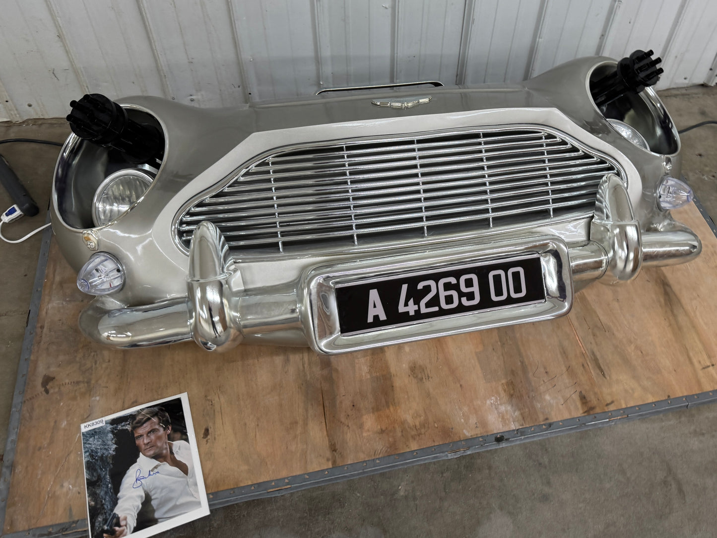 Aston Martin DB5 Full Scale Front Bumper Display Model #P1