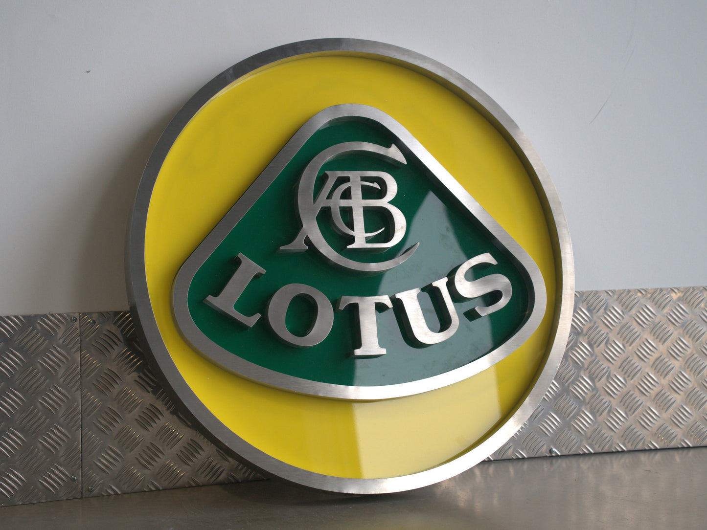 Lotus Dealership Crest Logo Sign #D52