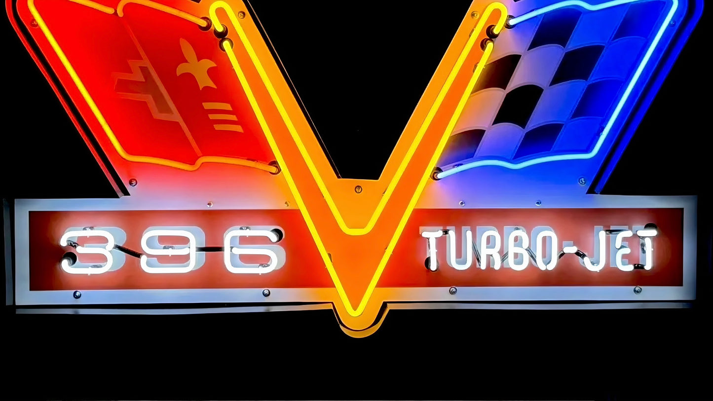 Chevrolet Corvette 396 Turbo-Jet Neon Sign #N116