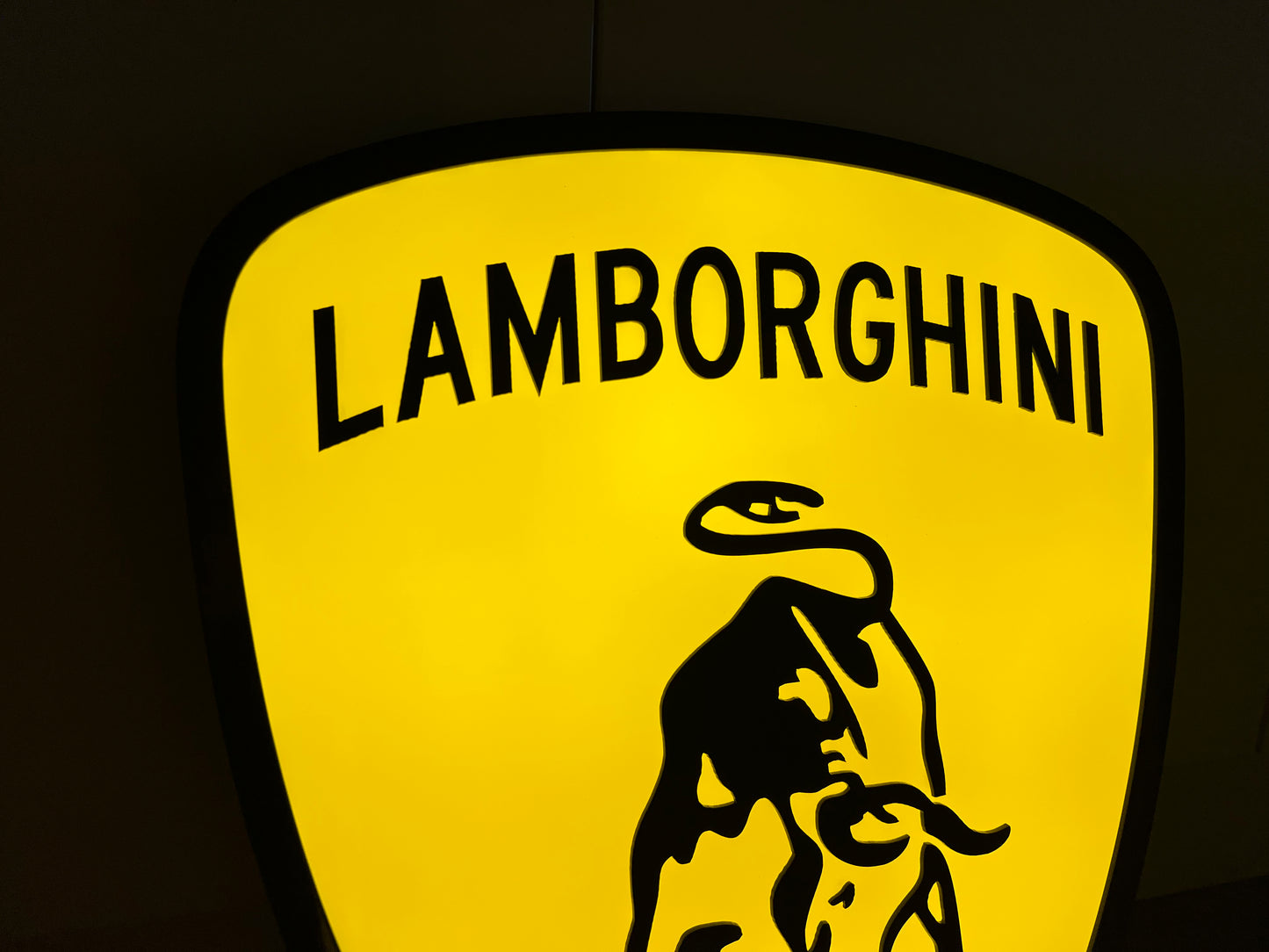 Lamborghini Illuminated Shield Sign #B43
