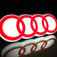 AUDI Rings Illuminated Logo Sign #B8