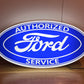 Ford Service Illuminated Logo Sign #B34