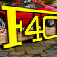 Ferrari F40 Illuminated Sign #D6