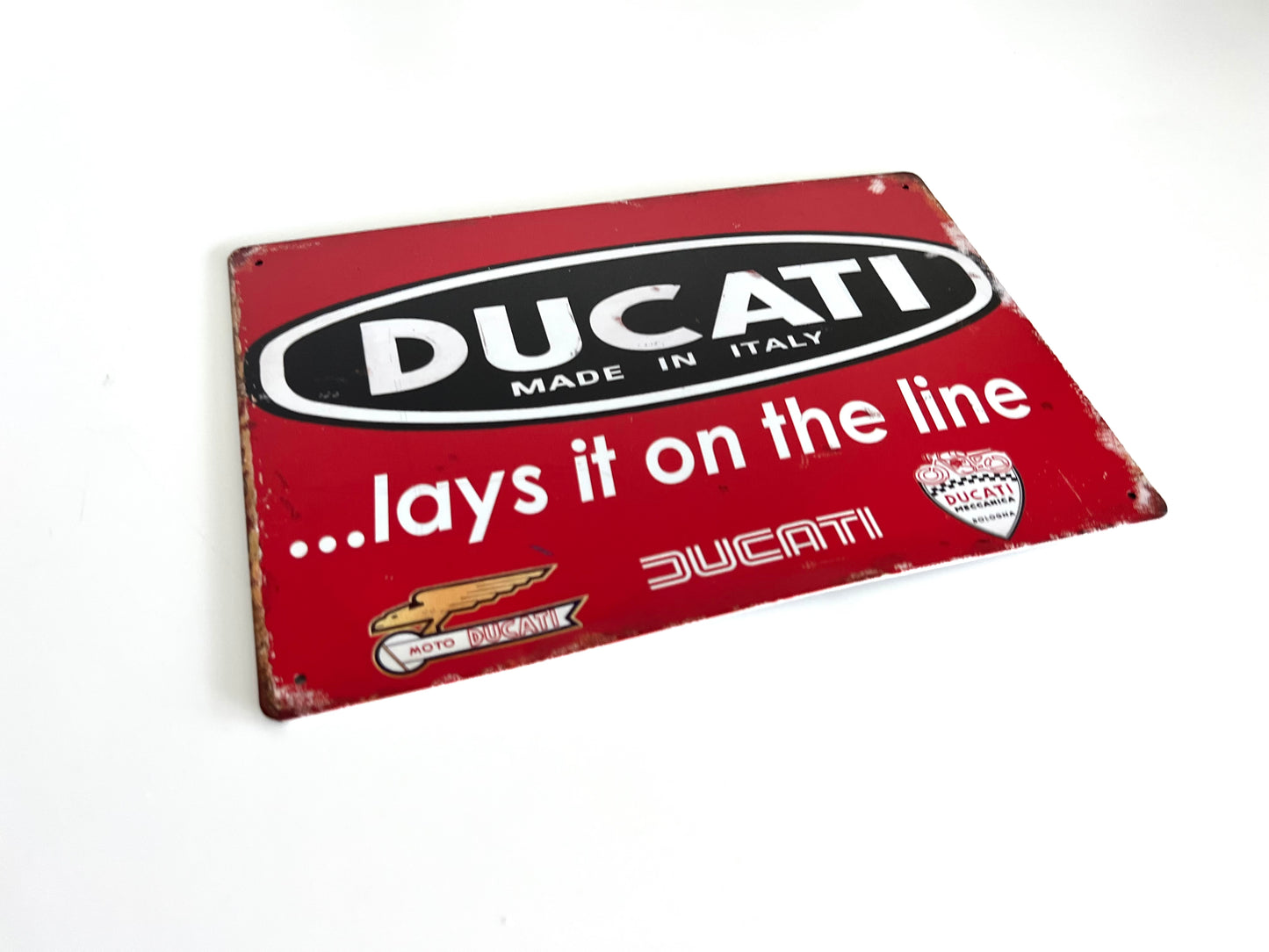 Ducati Metal Sign #A25