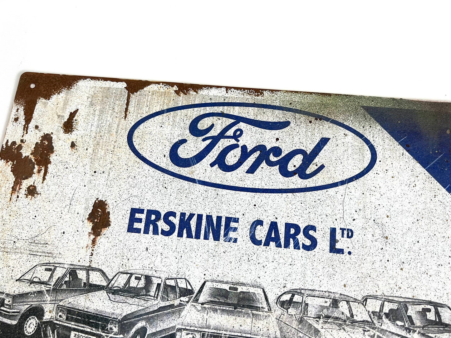 Ford Erskine Vintage Metal Sign #A76