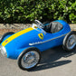 American Retro Racer Pedal Car Blue and Yellow #S16